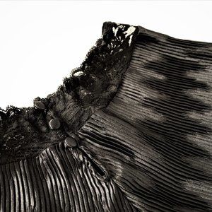 La Perla Black Tap Pants - Laperla Size 2/US 34/M